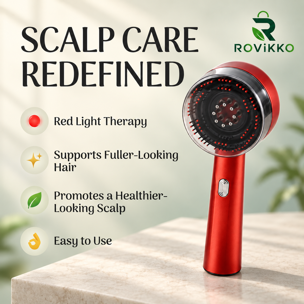 Rovikko™ Red Light Scalp Massager